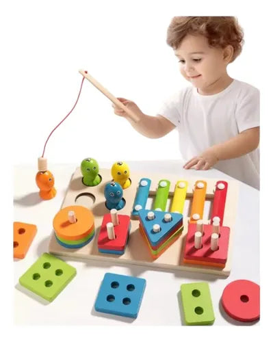 Juego Didactico Pesca Montesori
