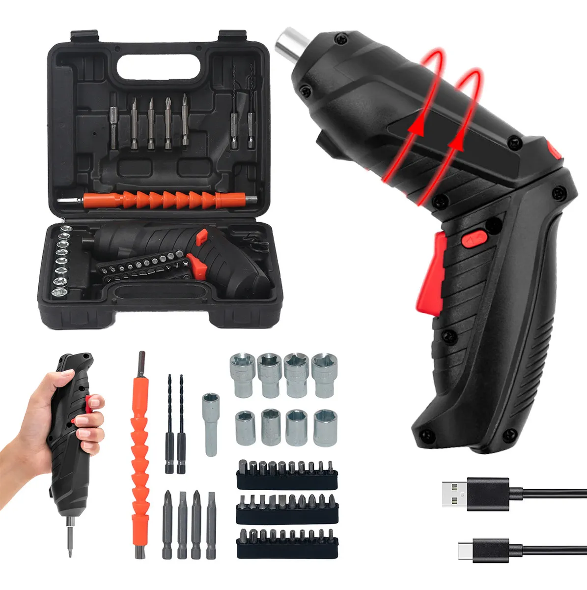 Destornillador Electrico Con Extensor