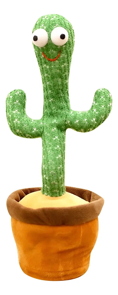 Cactus Bailarín GTI Toy Imita Voz Sonidos Recargable Usb 31cm Baila