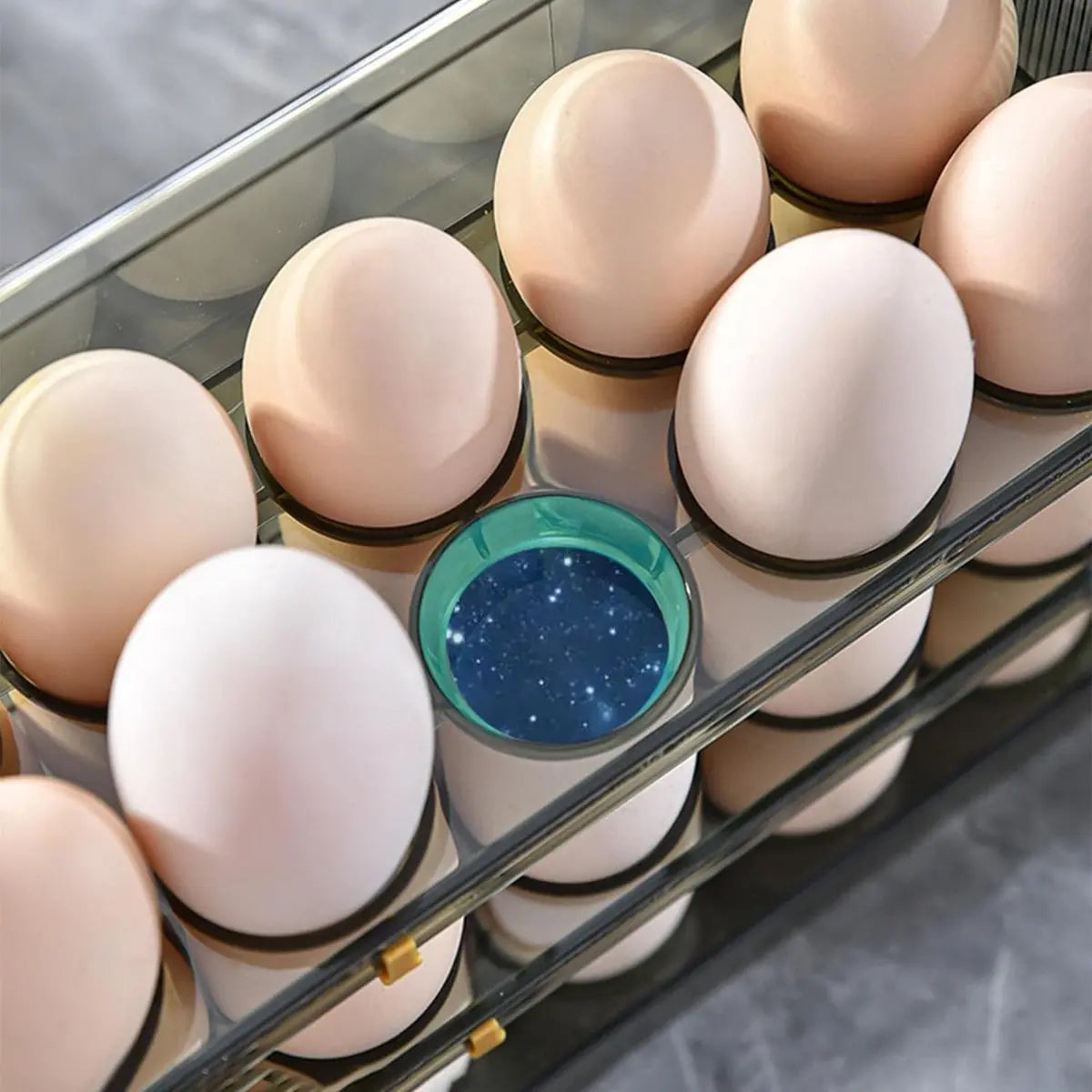 Organizador Estante De Huevos Para Nevera Encimera 3 Niveles