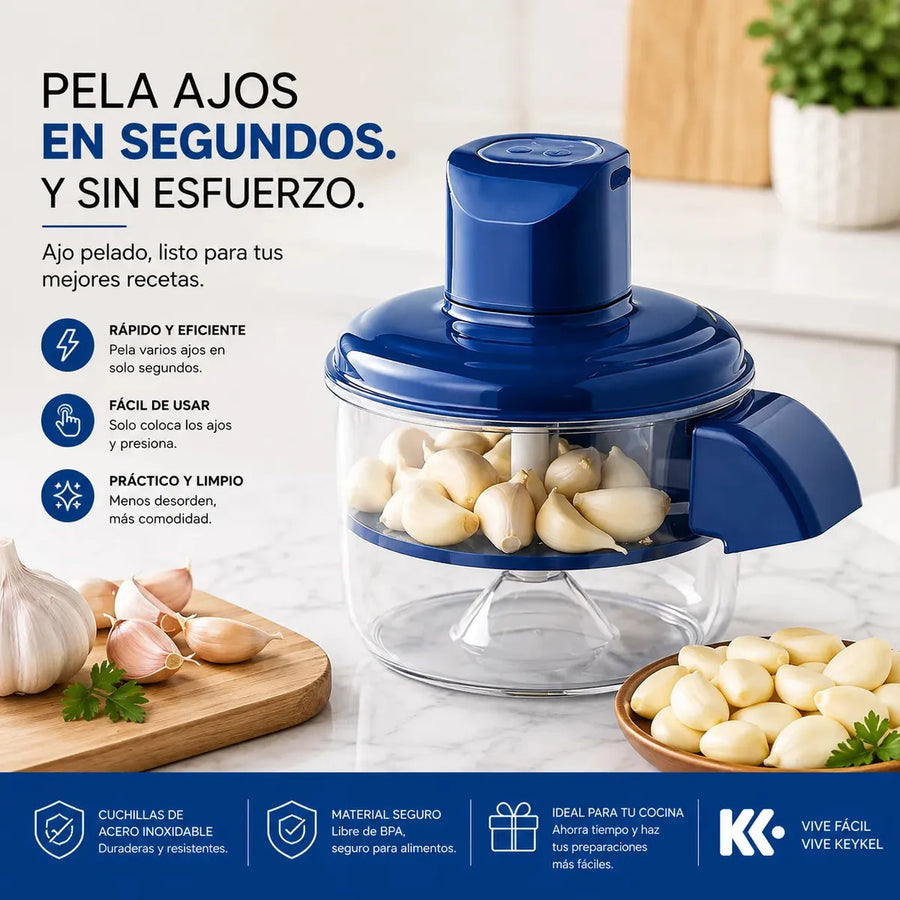 Pelador Eléctrico De Frutas Y Verduras Automático Con Soporte Para Cocina Hogar Pequeño Portátil USB Keykel